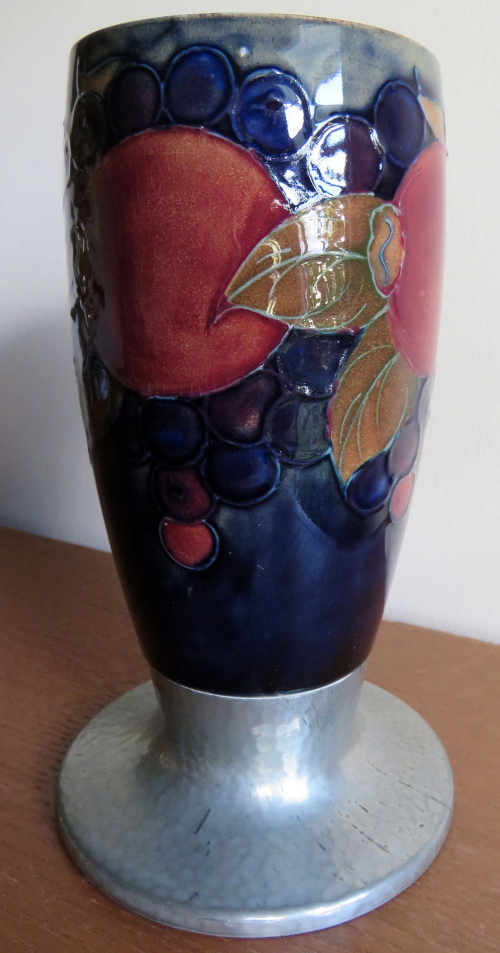 Moorcroft Pansy Blue Vase